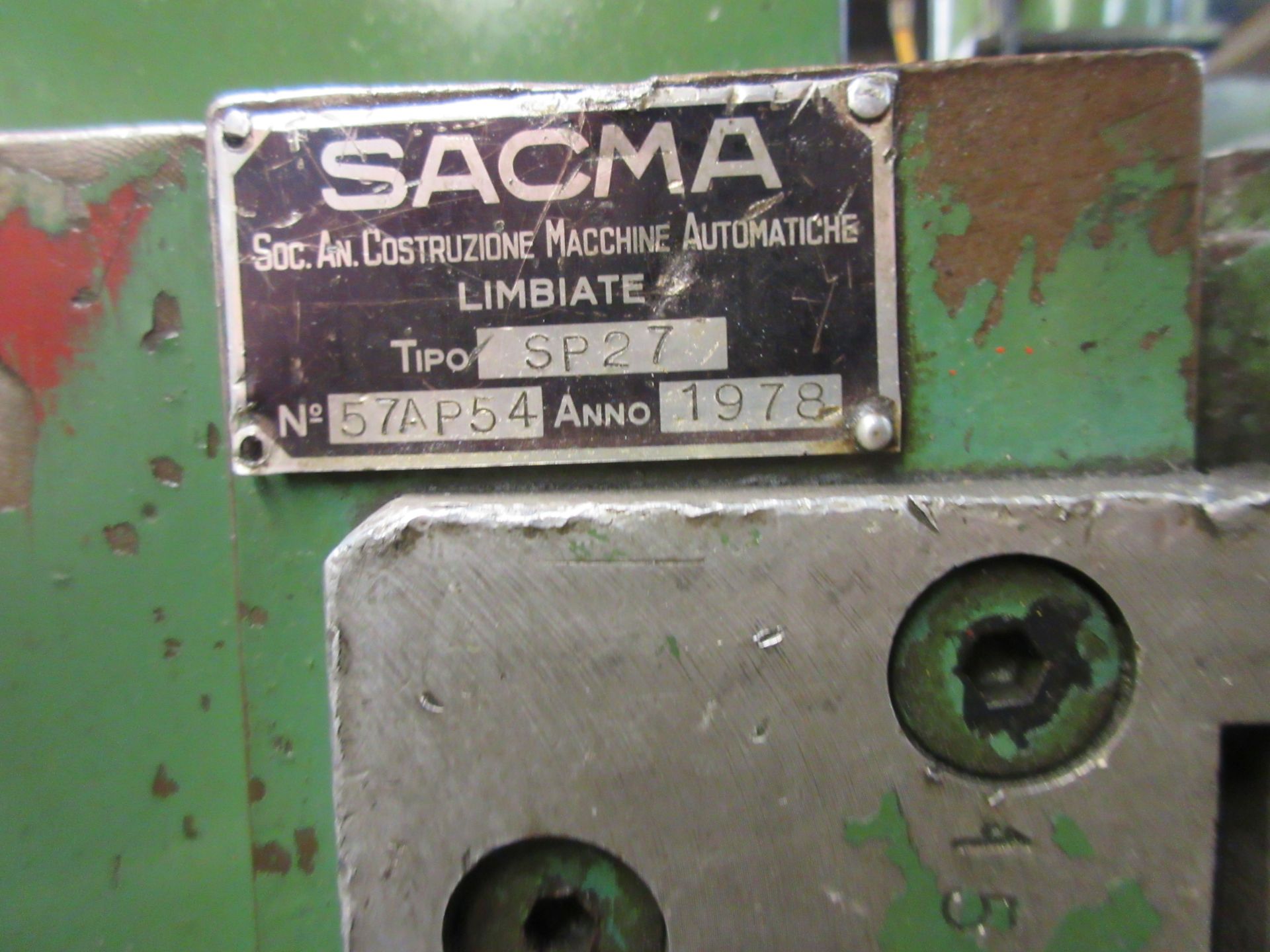 SACMA MDL. SP-27 11/32" X 2" CAPACITY HIGH SPEED BOLT MAKER, 0.343 WIRE SIZE, 2.47 MAX LENGTH - Image 12 of 12