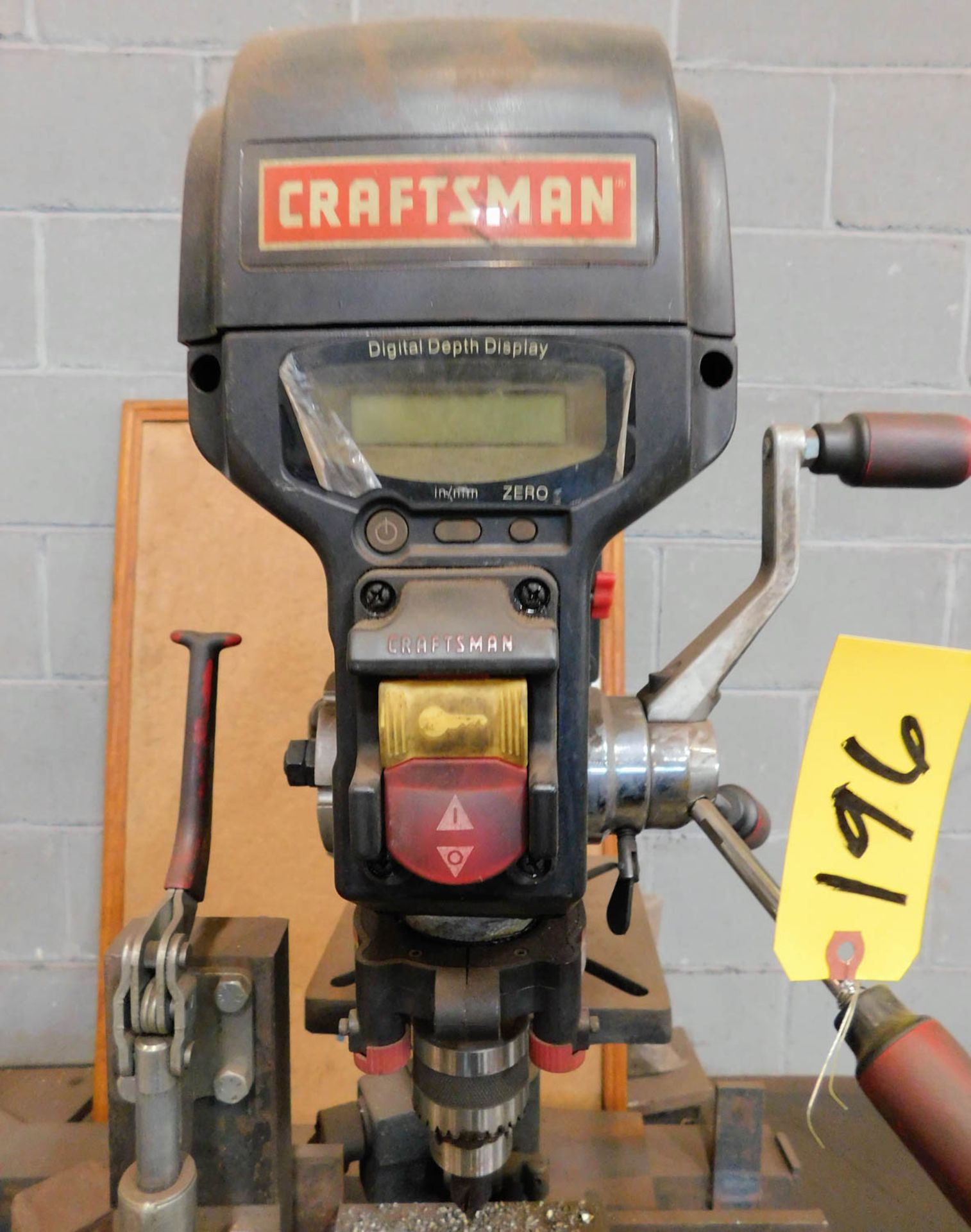 CRAFTSMAN 12" BENCH TOP DRILL PRESS, LASER, 500-3000 RPM, FLEXIBLE WORK LIGHT, S/N: BS093615278 - Image 2 of 2