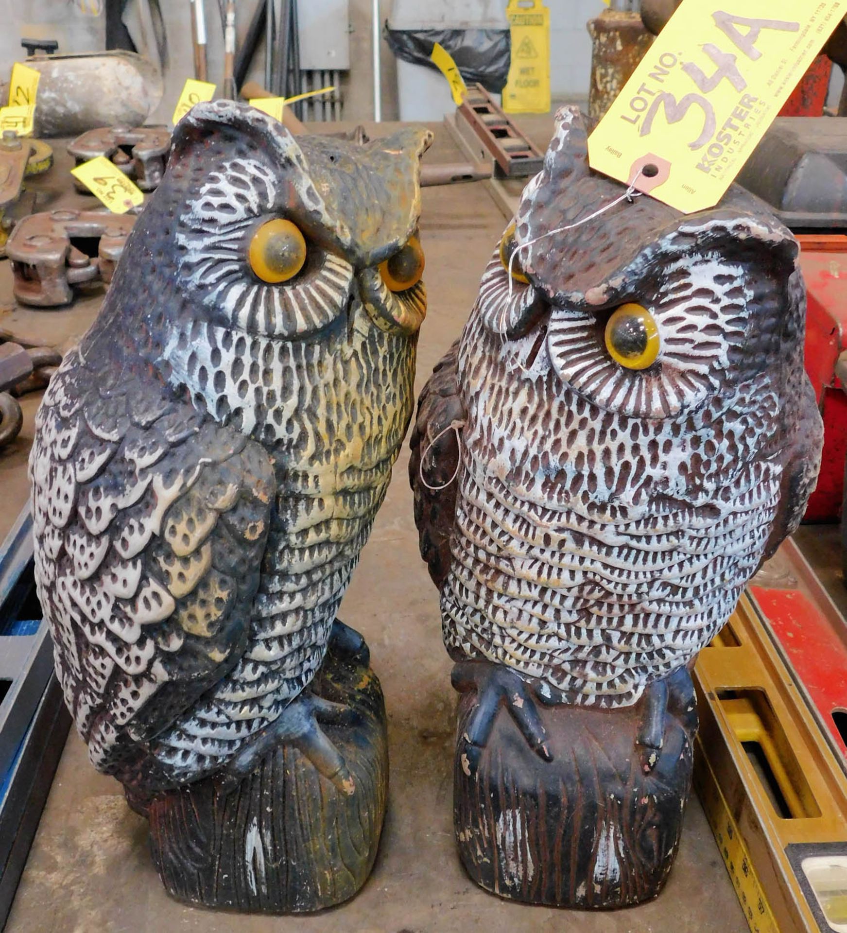 PAIR OF OWLS