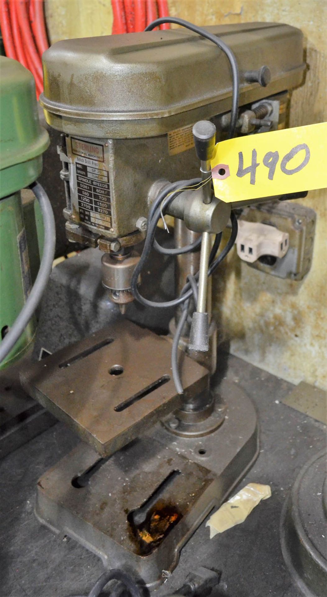 STERLING MACHINES MDL. SP-30 BENCH TOP DRILL PRESS, 580-3270 RPM, S/N: 76304