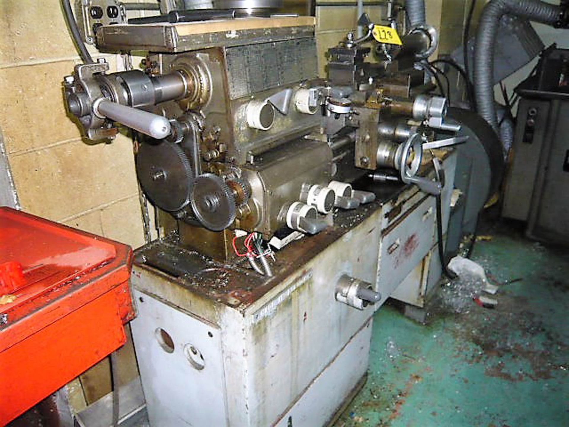 MADE IN BELGIUM 12" X 20" LATHE, INCH / METRIC THREADING, TOOL POST, 5C COLLET CHUCK, 6" 3-JAW - Image 2 of 6