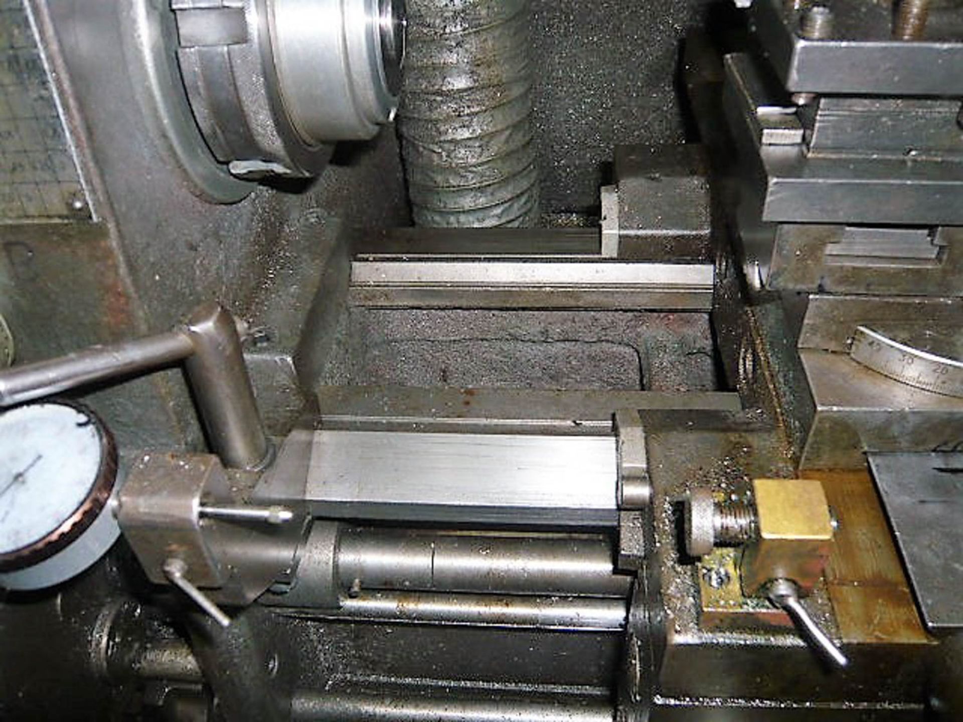 MADE IN BELGIUM 12" X 20" LATHE, INCH / METRIC THREADING, TOOL POST, 5C COLLET CHUCK, 6" 3-JAW - Image 6 of 6
