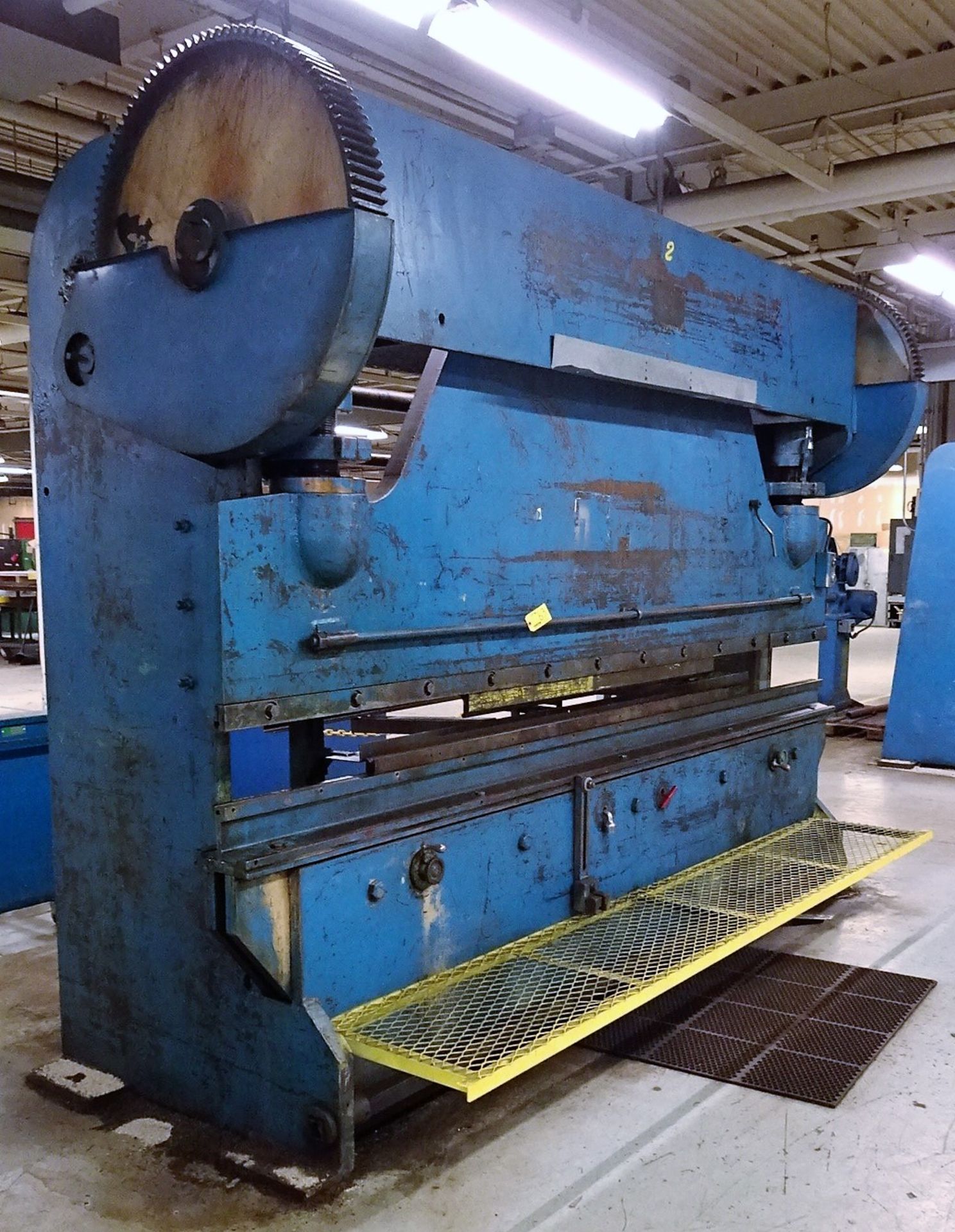 CHICAGO DREIS & KRUMP APPROXIMATELY 75-TON MECHANICAL PRESS BRAKE, 12' BRAKE TABLE, REAR OPERATED