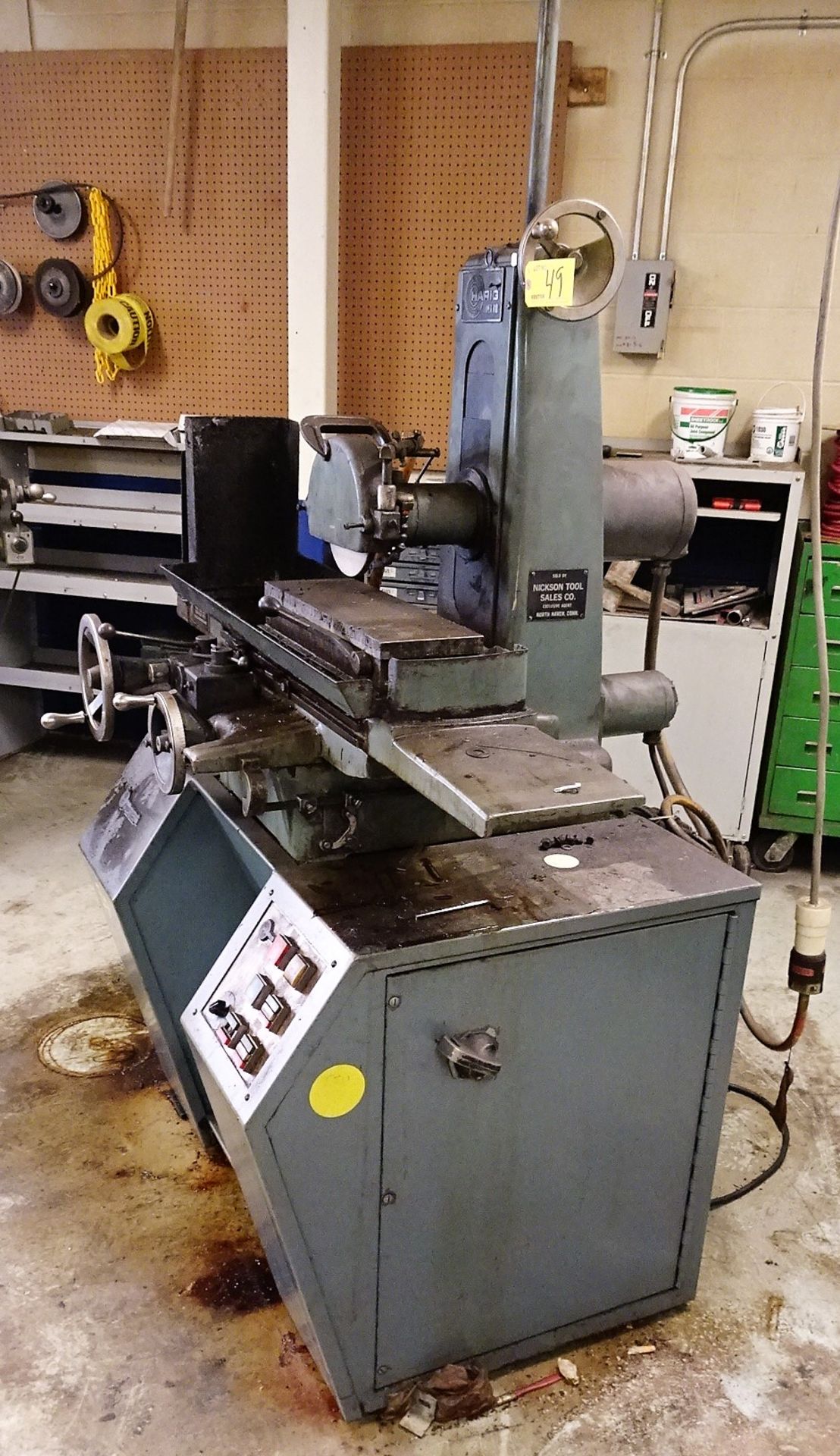 6” X 18” HARIG “SUPER 618” SURFACE GRINDER, HYDRAULIC FEED, 1HP DIRECT DRIVE SPINDLE, PERMANENT - Image 2 of 4