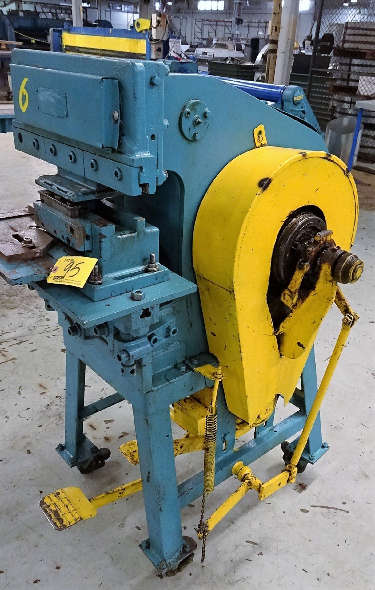 WHITNEY-JENSEN APPROXIMATELY 5-TON MECHANICAL PUNCH PRESS, WITH INTERCHANGEABLE DIE - Image 2 of 3