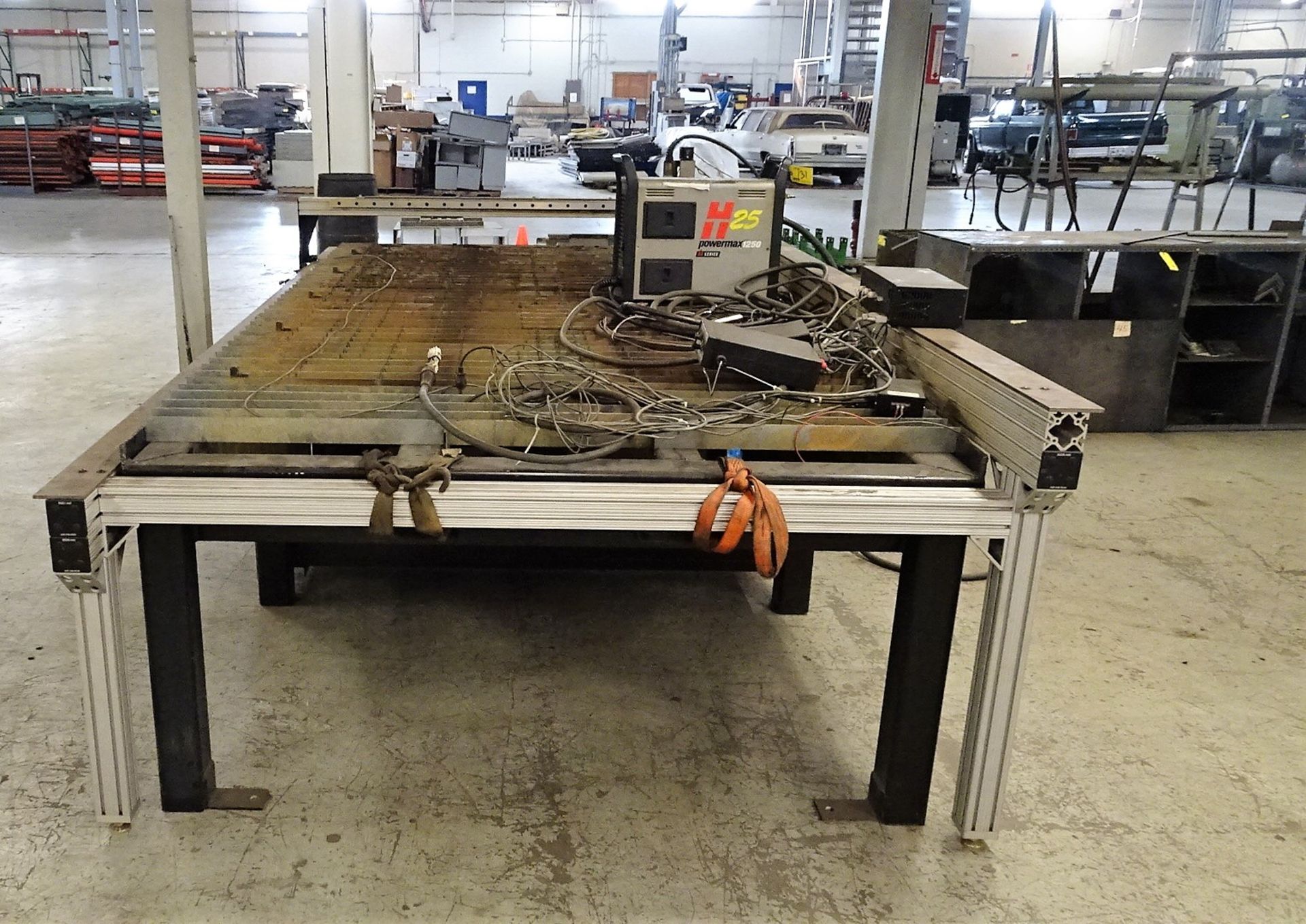 (1) TORCH MATE PLASMA CUTTER, SINGLE HEAD, HYPOTHERM POWER MAX 1250 POWER SUPPLY, TABLE SIZE 10' X - Image 2 of 3