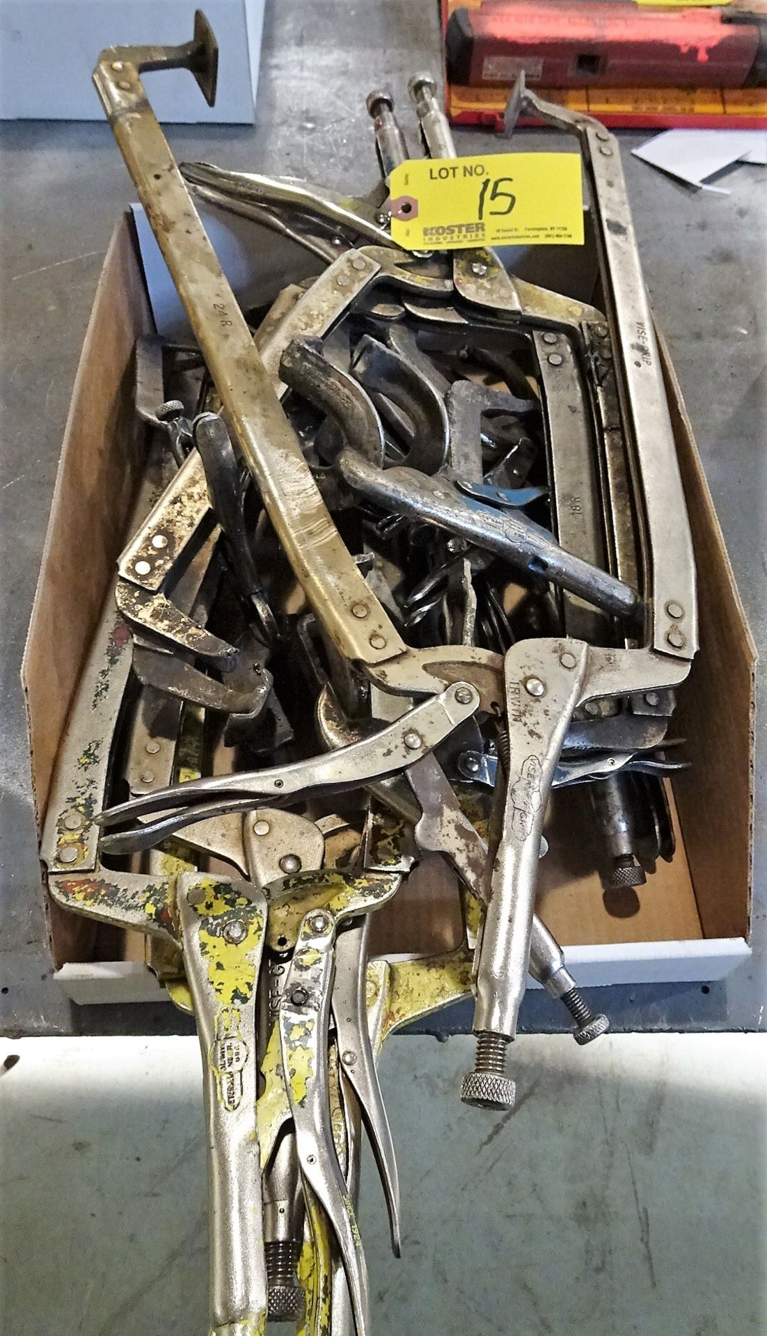 LOT OF VISE GRIP WELDING CLAMPS