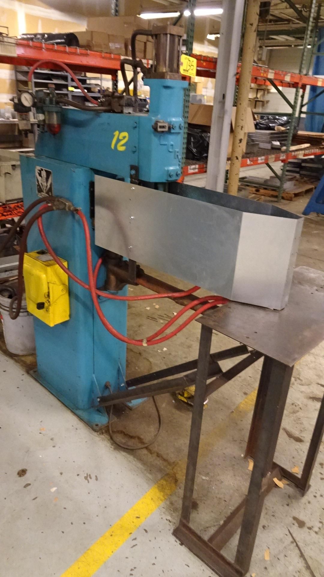 LORS MDL. SW120-30 SPOT WELDER, 30 KVA, 26" THROAT, WITH ADJUSTABLE SQUEEZE TIME AND WELD TIME, S/N: - Image 2 of 3