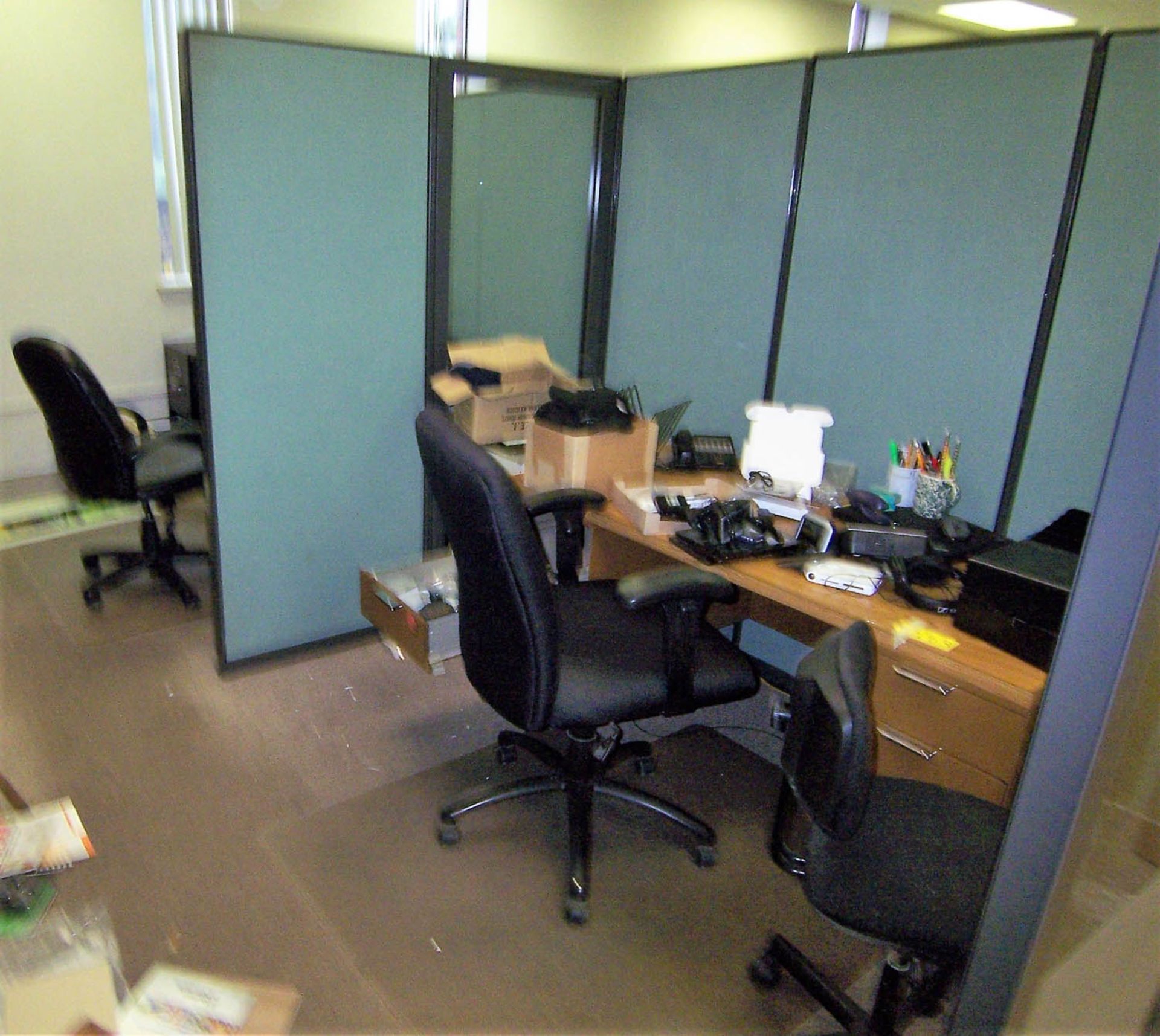 CONTENTS OF [2] CUBICLES (NO COMPUTERS OR ELECTRONICS)