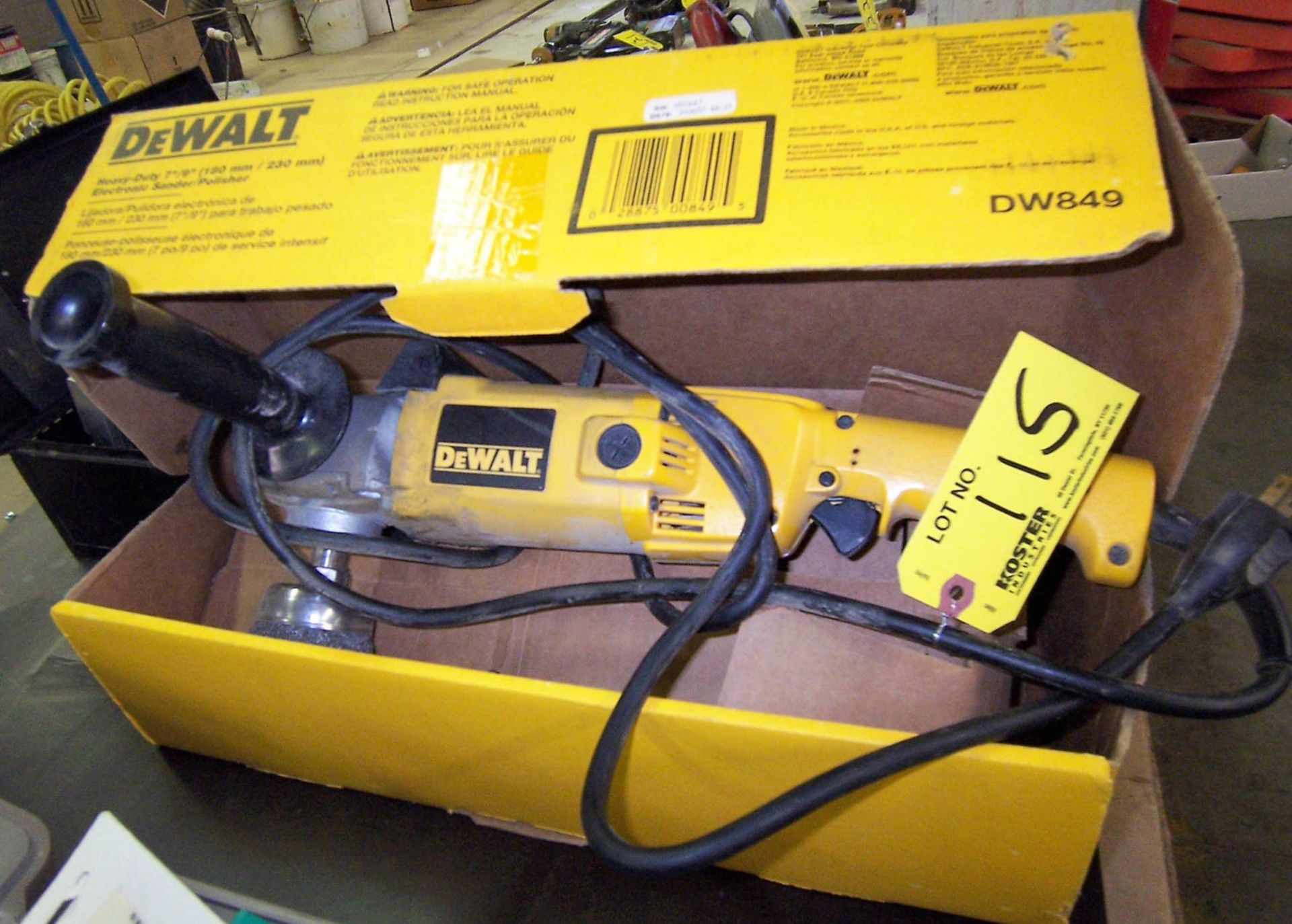 DeWALT ELECTRIC HAND GRINDER