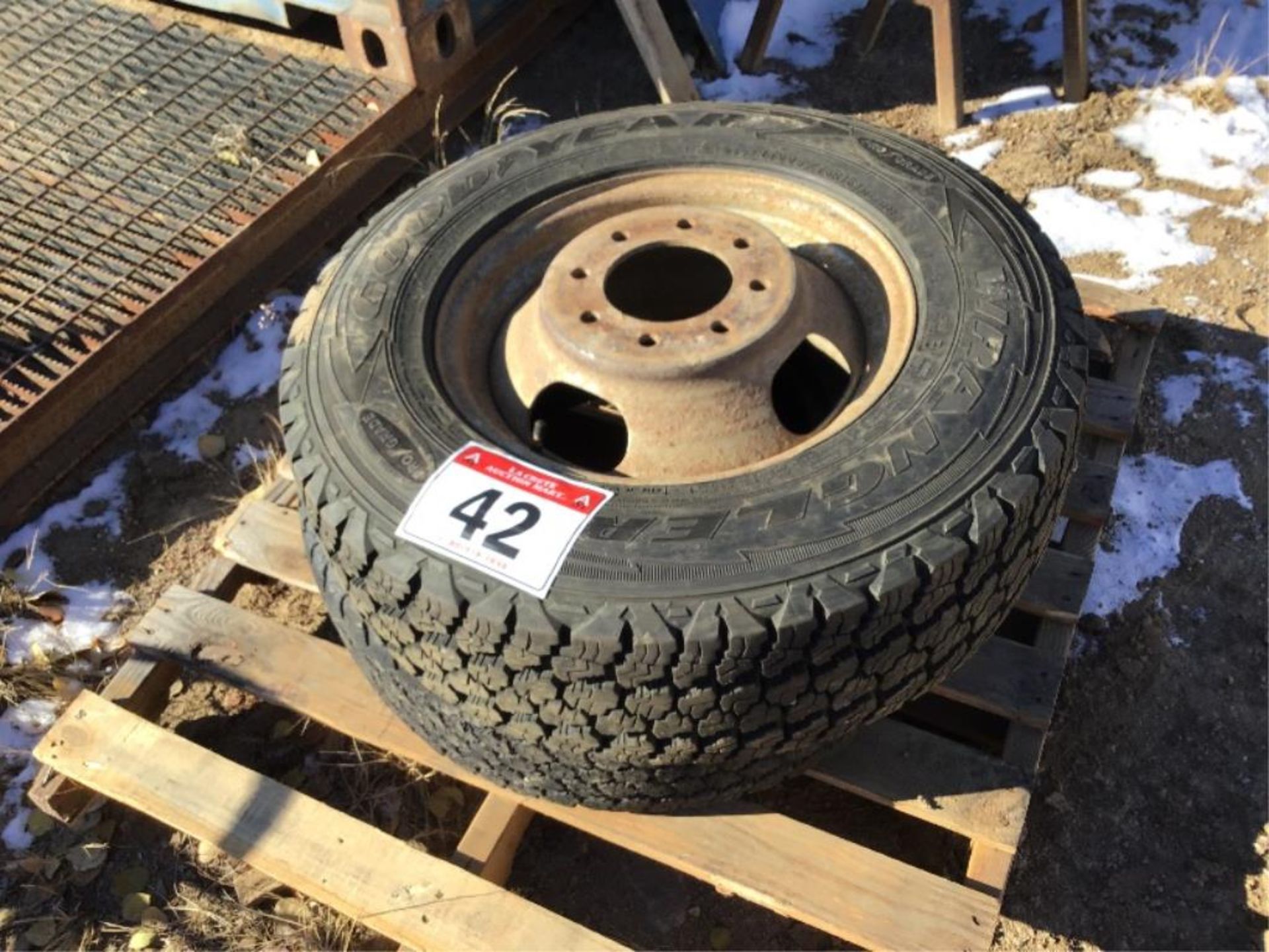 Set of 2 Wrangler LT225/75R16 Tires on 8-Bolt Rims