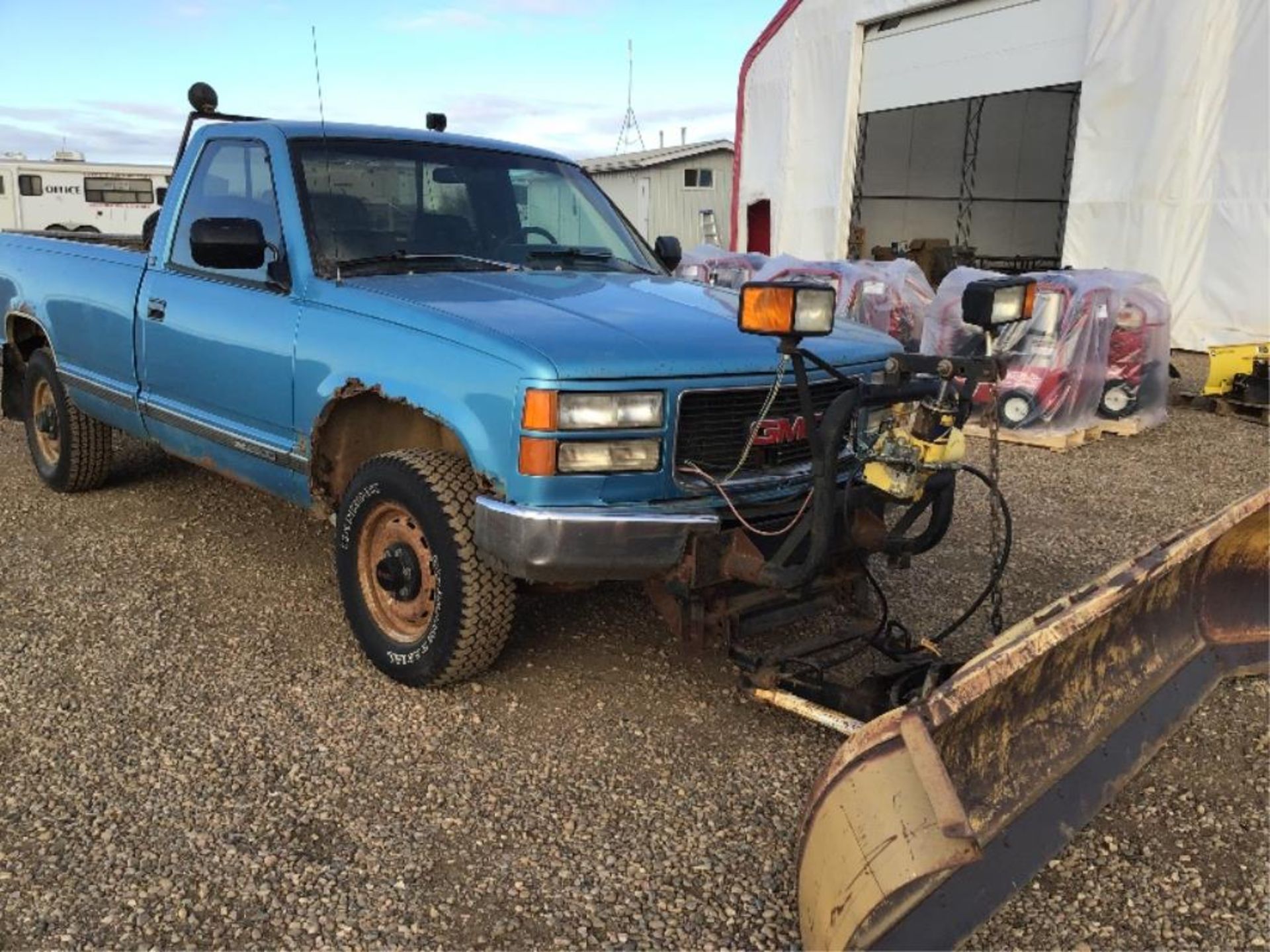 1994 GMC Heavy Half 1500 Pickup Truck VIN 1GTFK24K2RE532345 Comes with Dozer. Very Low km on New - Image 2 of 5