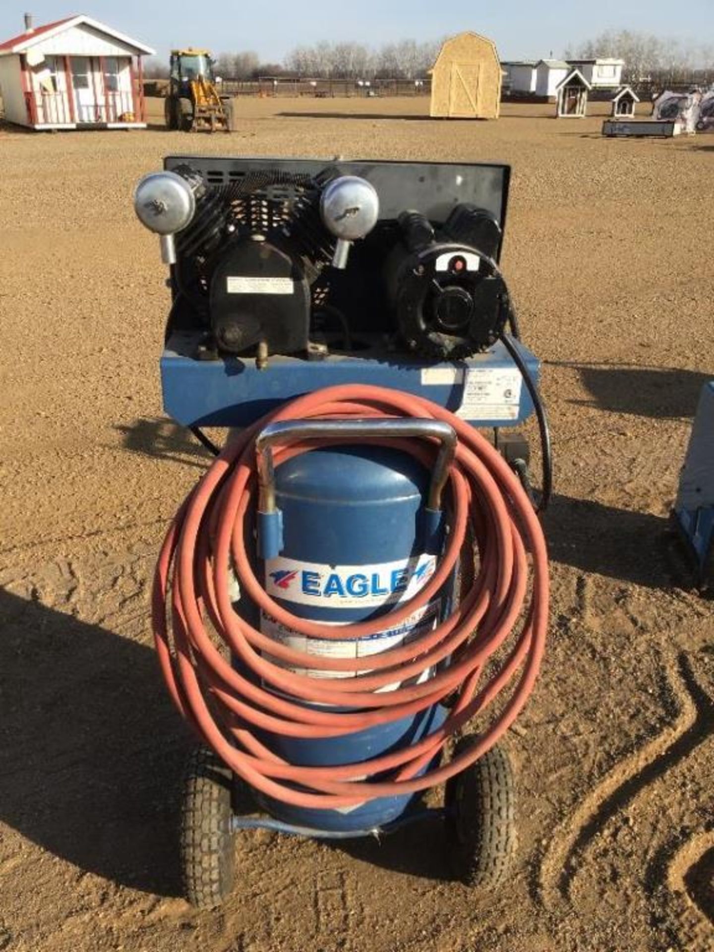 Eagle Upright 110V Shop Compressor w/Air Hose