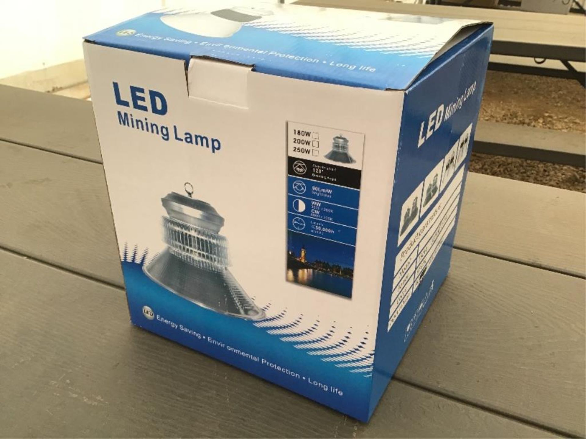 LED Mining Lamp 200Watt 85V-240V Perfect for Hanging in Shops, Cold Storage, Arenas, etc.
