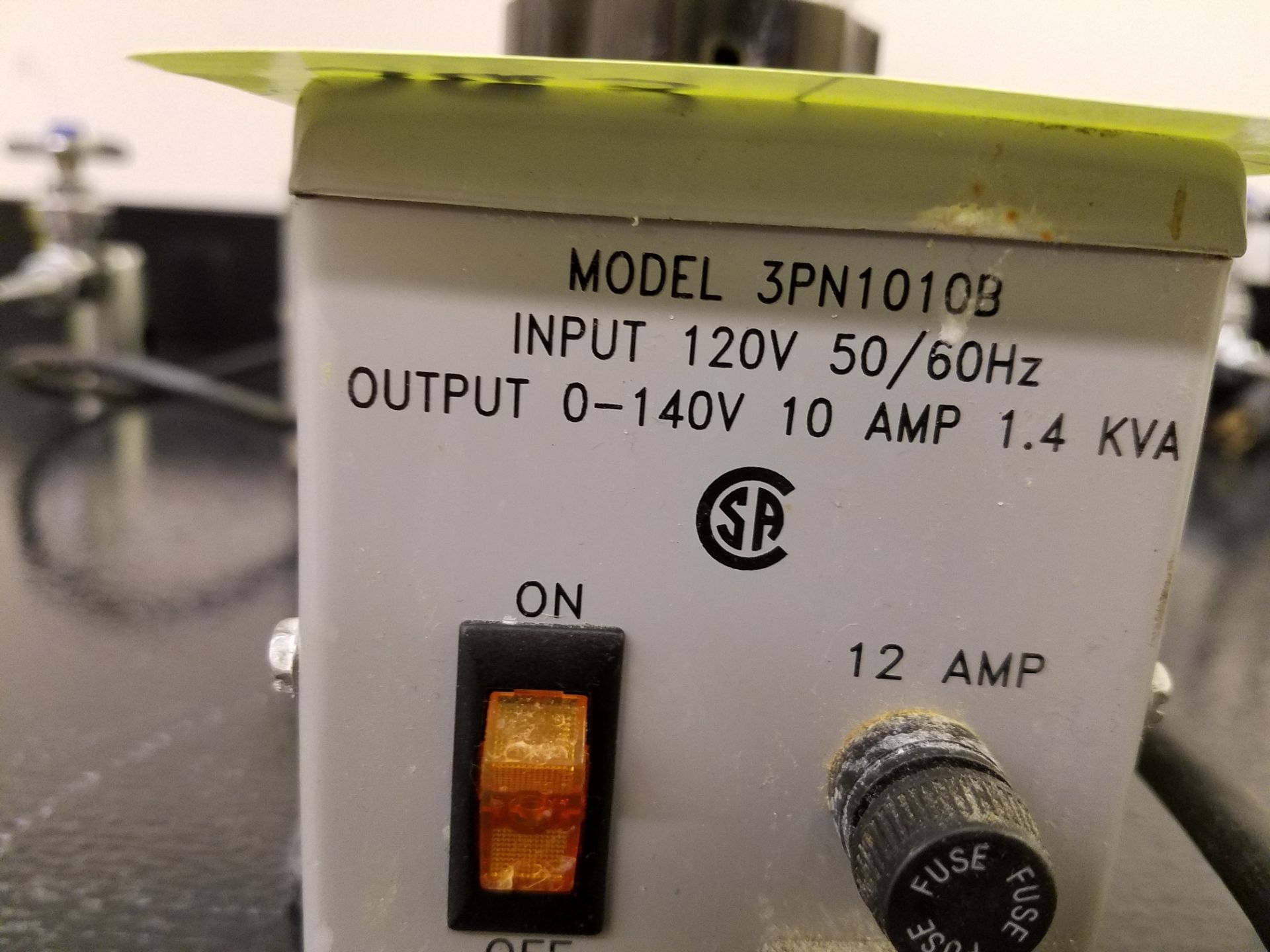 Staco Energy Variable Transformer, M# 3PN1010B - Image 2 of 2