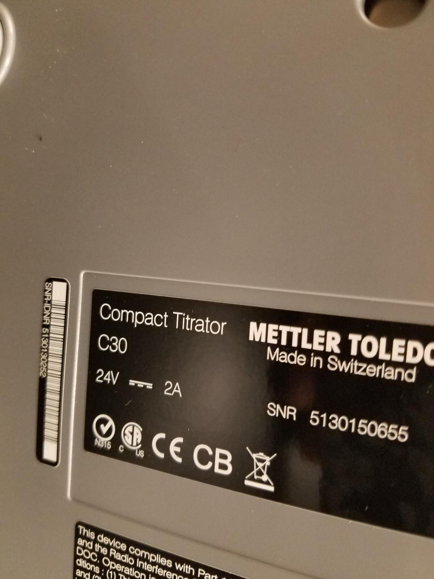 Mettler Toledo 51105200 Stromboli, Karl Fischer Oven w/ other items, see description - Bild 3 aus 3