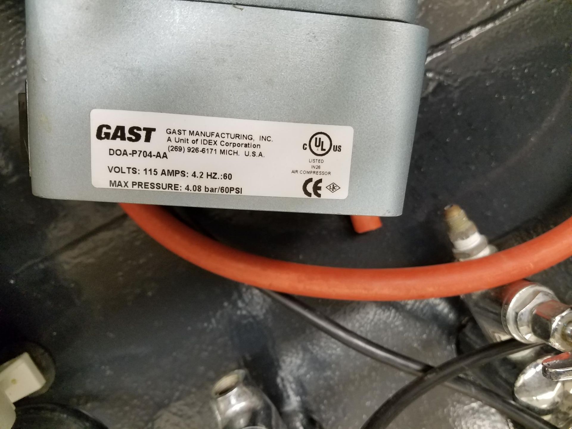 Gast Vacuum Pump - Image 2 of 2