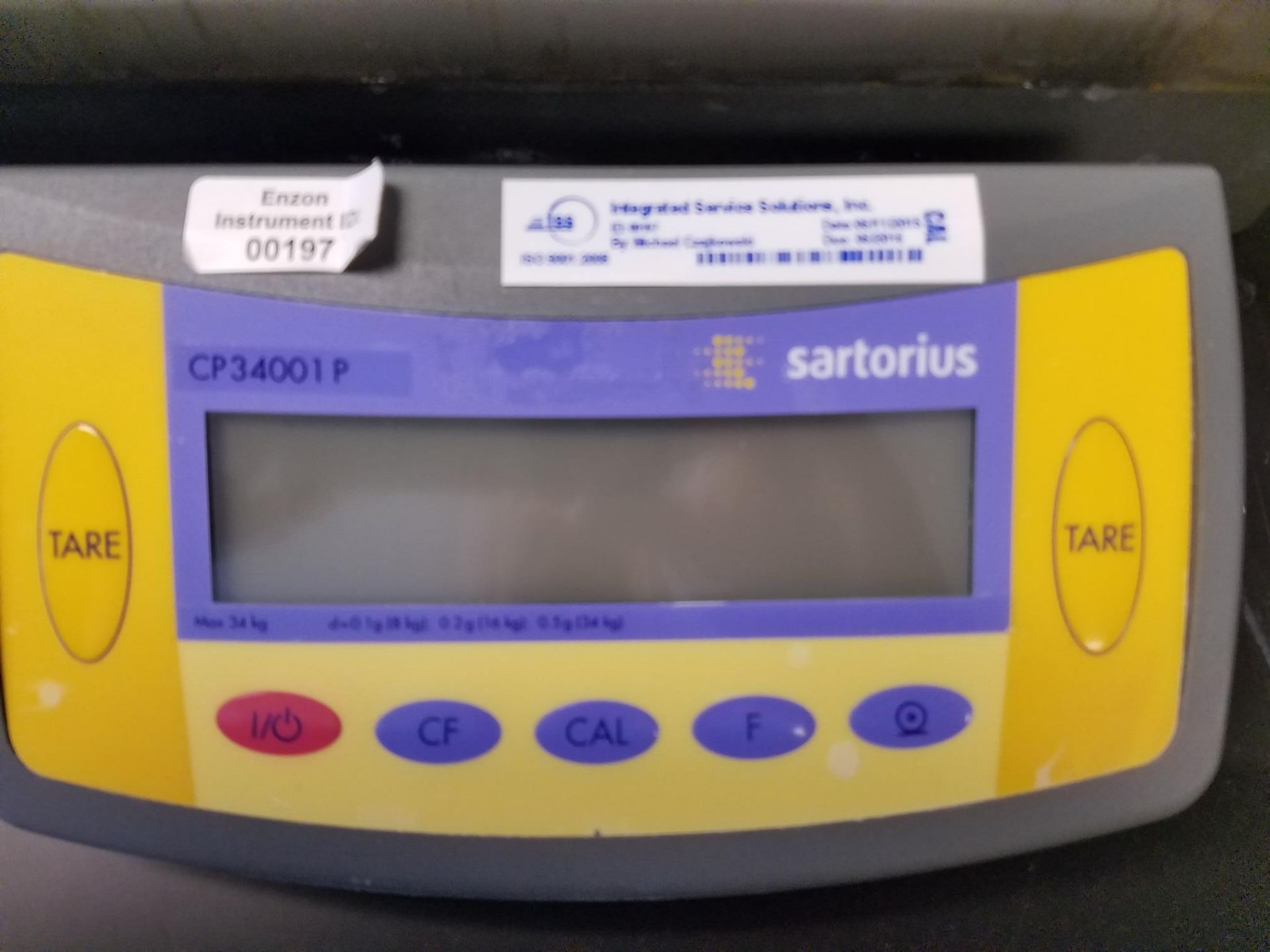 Sartorius Platform Scale, M# CP34001P - Image 2 of 2