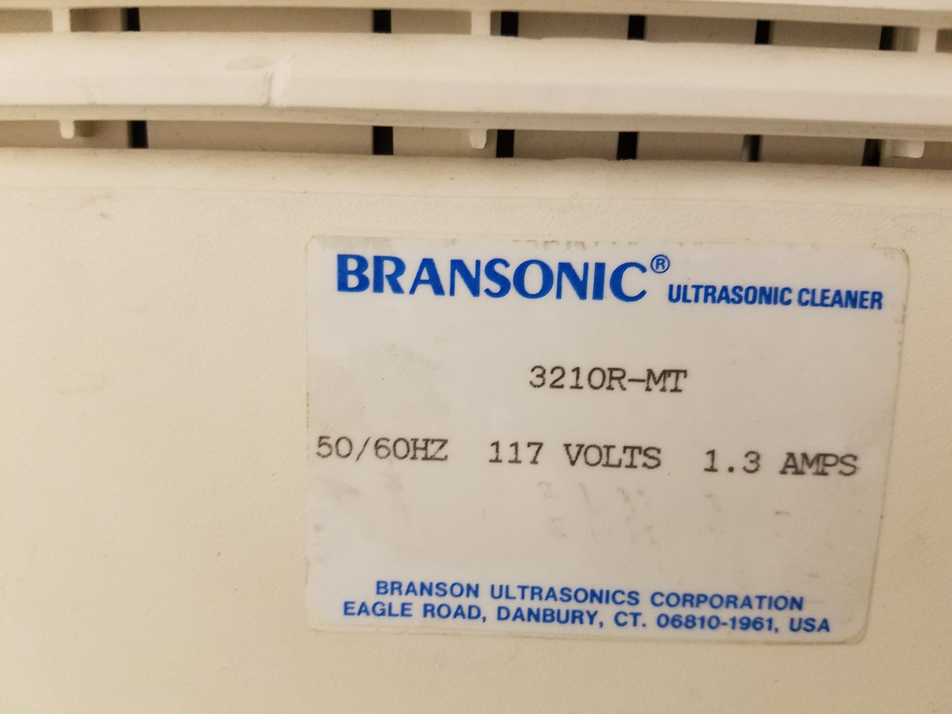 Branson 3210 Ultrasonic Cleaner, S/N 3210R-MT - Image 2 of 2