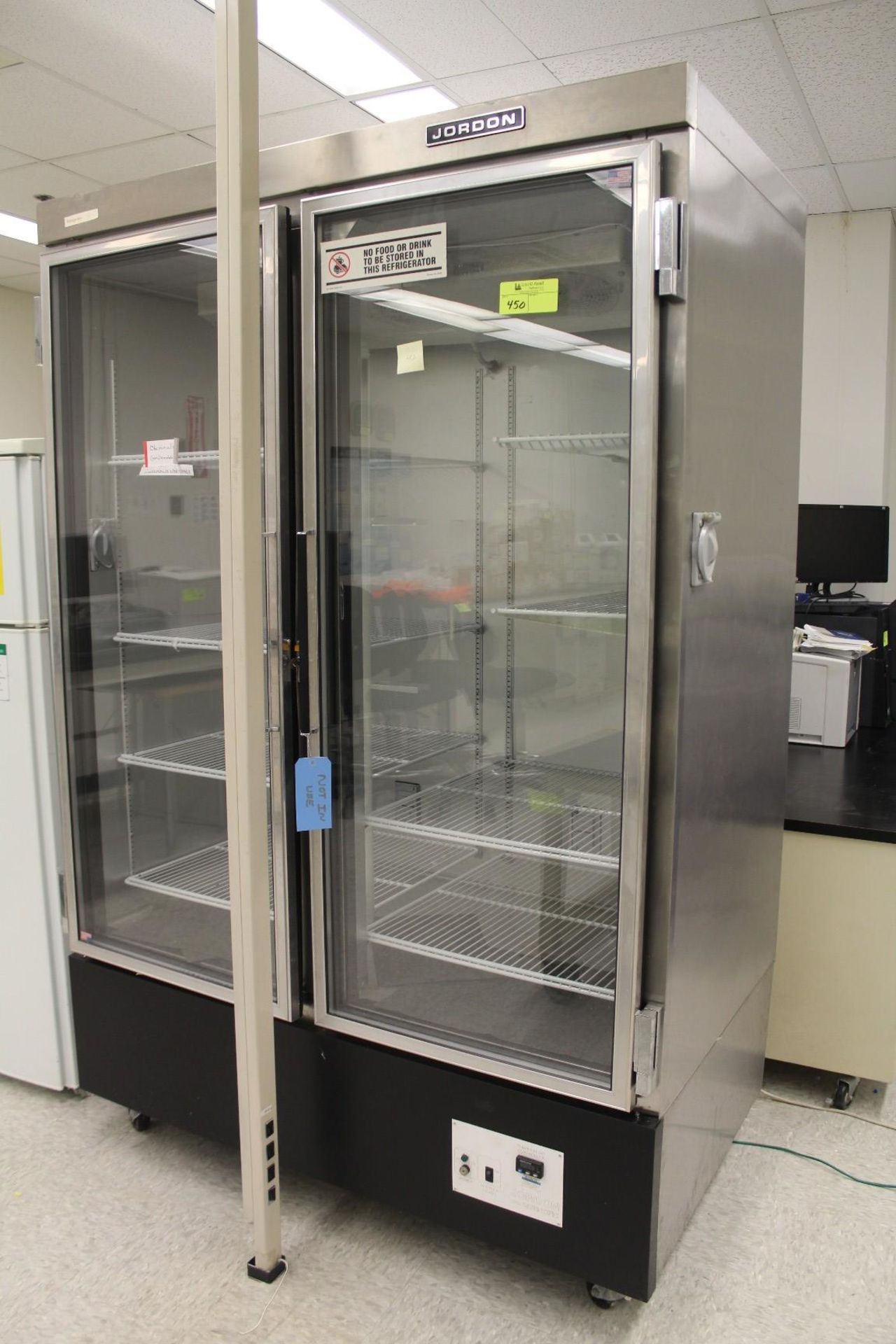 Jordon Scientific Products, Refrigerator, M# SPAXB-48GC, S/N S9316701L
