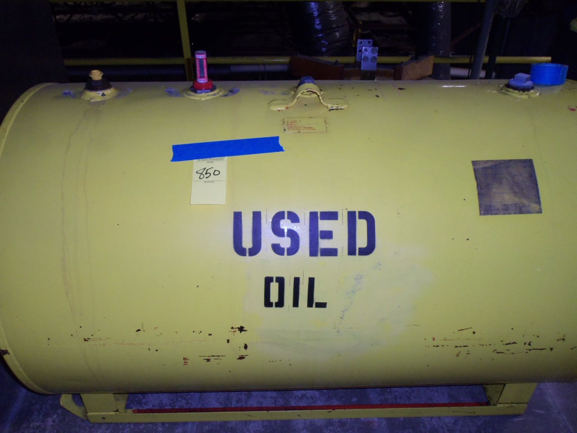1 250 gal. drum container, used oil