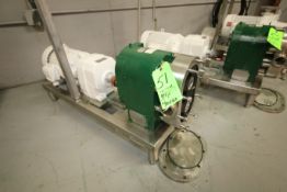 Tri-Clover 5 hp Positive Displacement Pump, Model PRE60-2M-UC4-SL-S, S/N 443803-01 with 2" Clamp