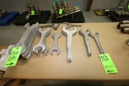 (17) Pcs. 1-1/2" to 3" Line Wrenches and Barrel Opener (Additional $50 Fee Applies For Packaging &