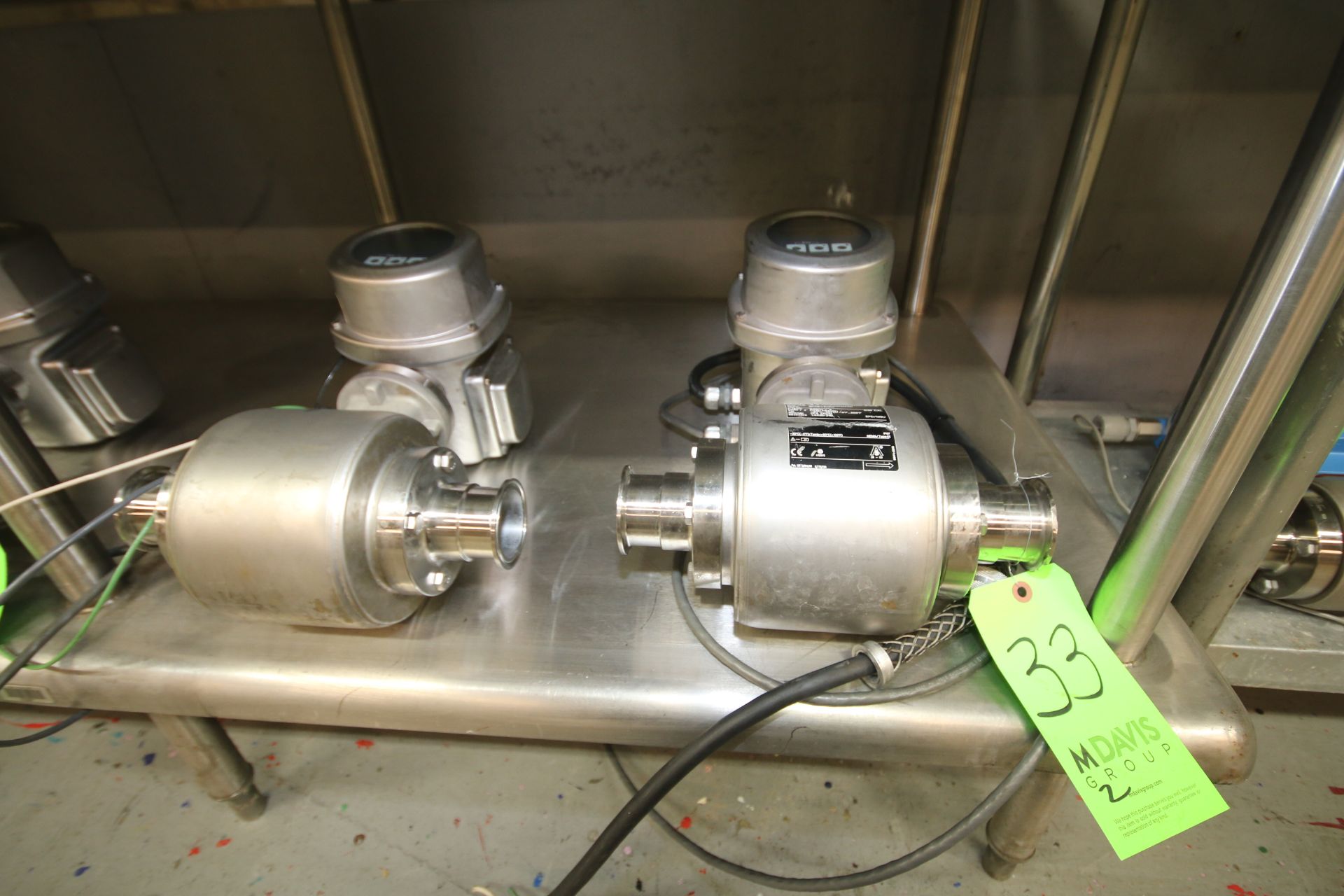 Endress + Hauser 2" Clamp Type Digital Flow Meter with Body, Model ProMag H, S/N 9B02E51600 and
