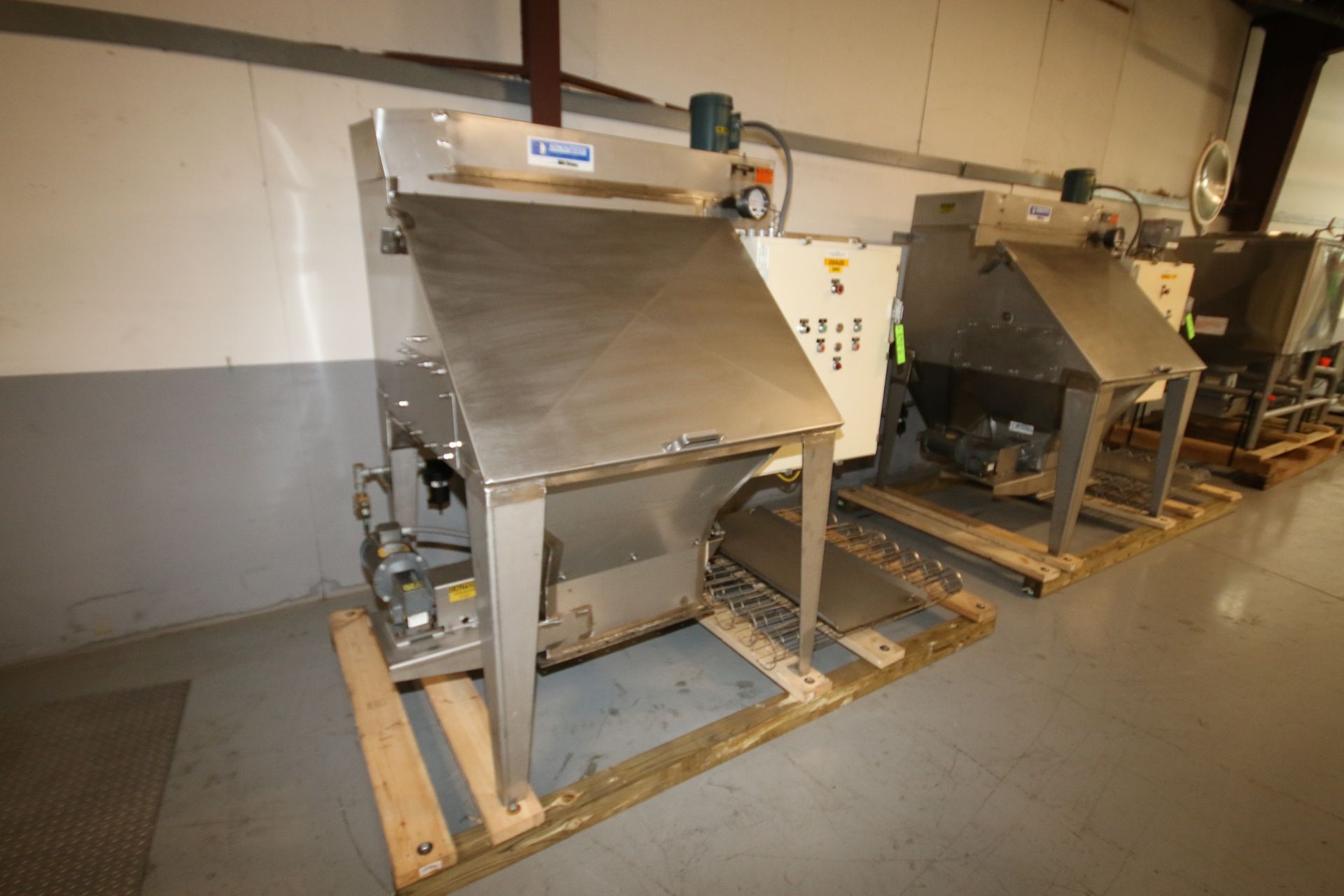 Young Industries S/S Skid-Mounted Self-Contained Filter/Bag Dump Station with Onboard 8-Bag Dust