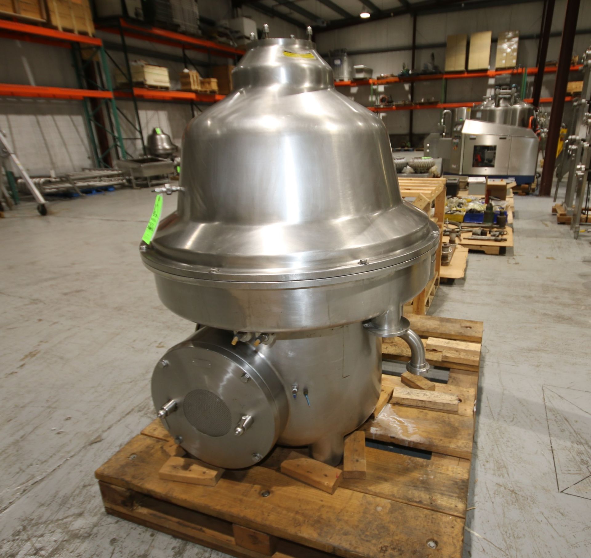 GEA/GEA/Westfalia CIP Separator/Centrifuge, Model MSB170-01-076, S/N 1674-309, Bowl Speed 4500 RPM - Image 3 of 13