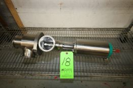 Tri-Clover 3" 3-Way Clamp Type Long Stem S/S Air Valve, Model 761 (Additional $25 Fee Applies For