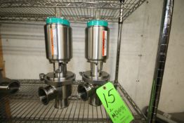 Tri-Clover 2-1/2" 2-Way Clamp Type S/S Air Valves, Model 761 (Additional $25 Fee Applies For