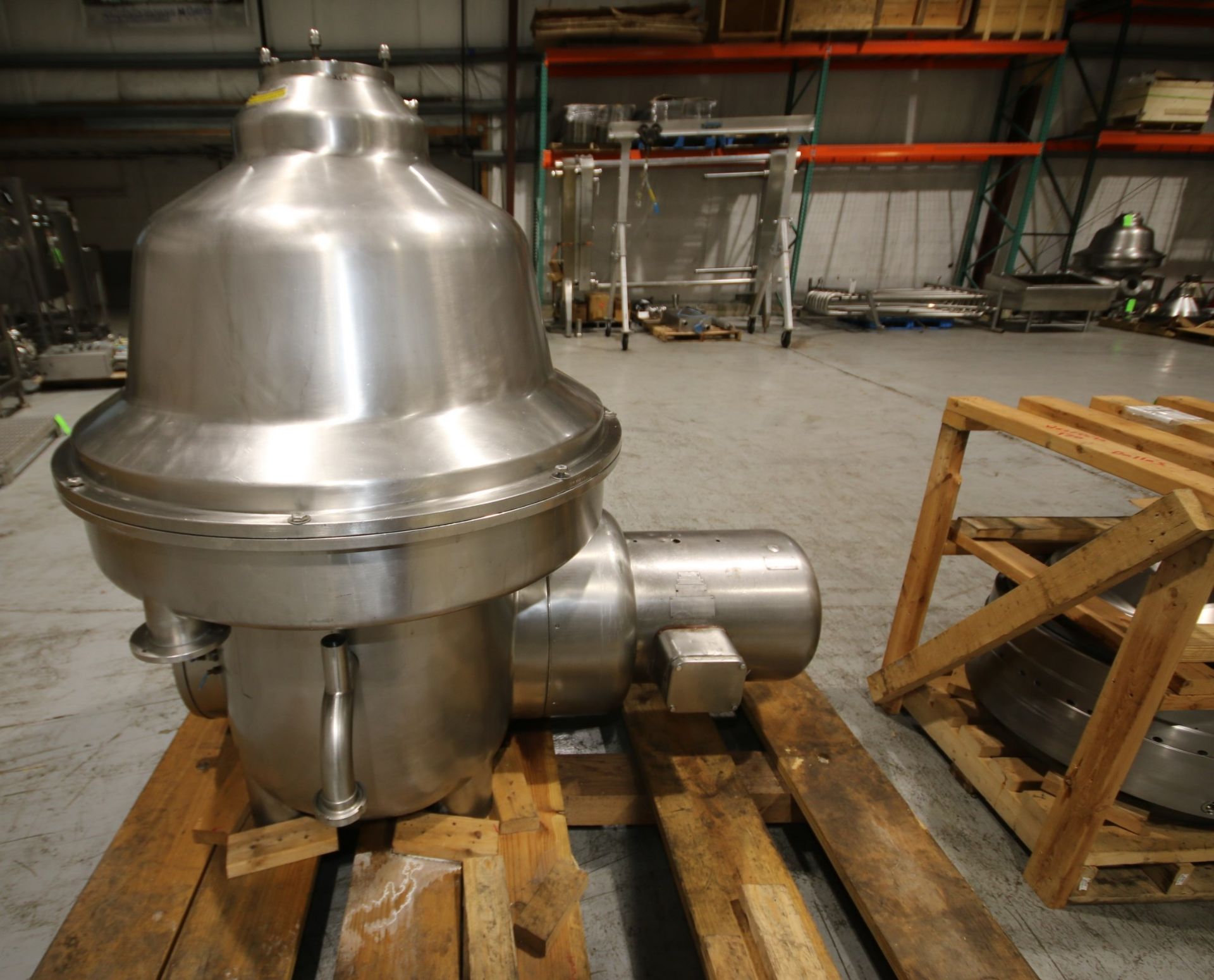 GEA/GEA/Westfalia CIP Separator/Centrifuge, Model MSB170-01-076, S/N 1674-309, Bowl Speed 4500 RPM - Image 4 of 13