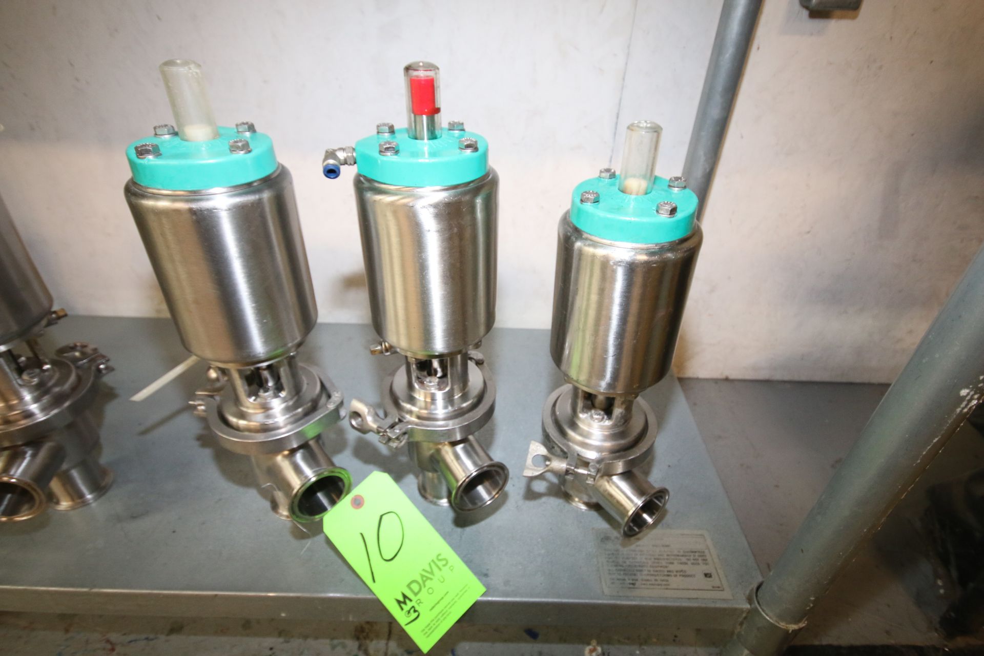 Tri-Clover 2" 2-Way Clamp Type S/S Air Valves, Model 761 (Additional $25 Fee Applies For Packaging &