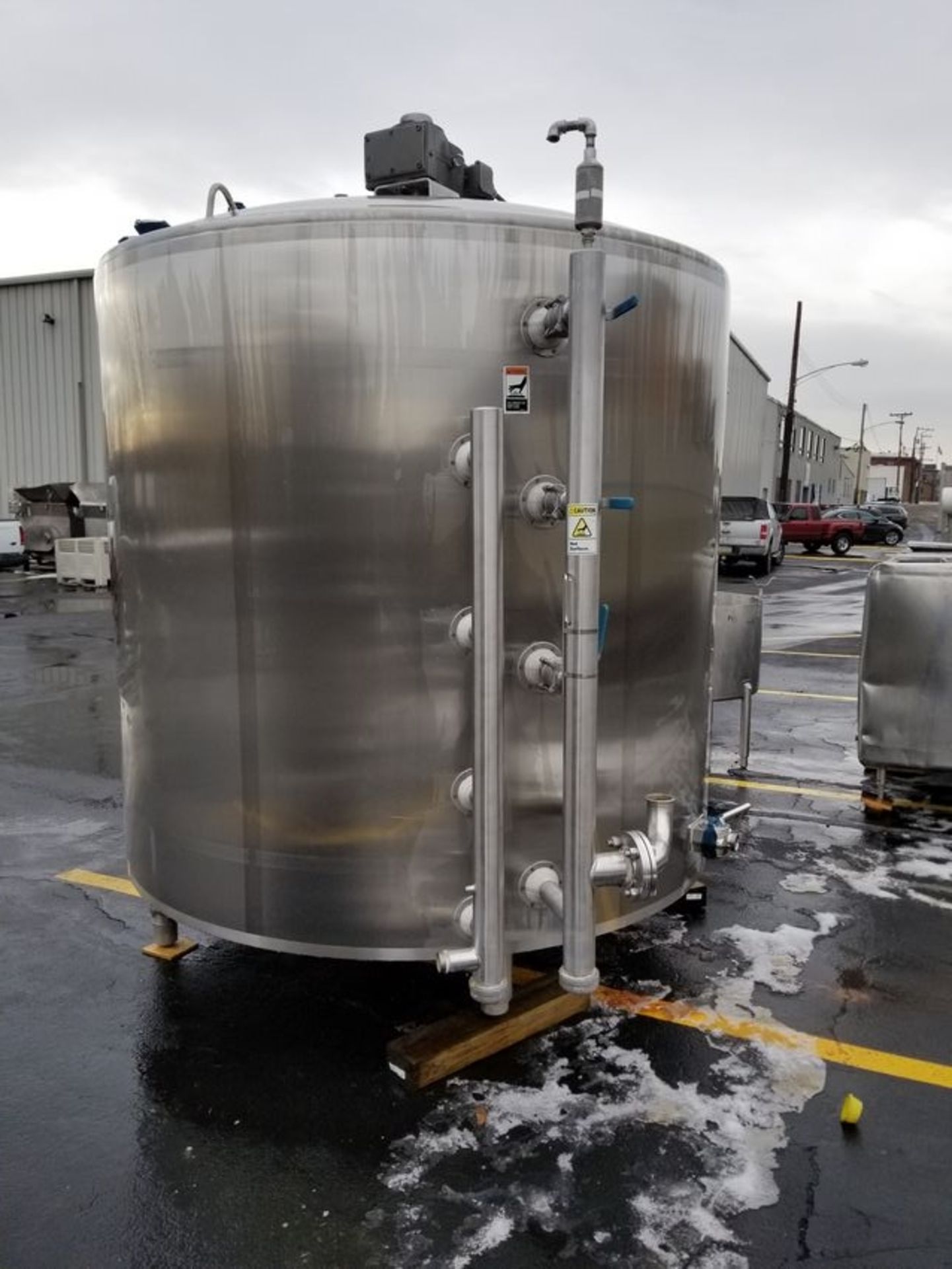 2010 Walker 1,500 Gal. Dome-Top S/S Processor, Model PZ, S/N WEP-78860-5 with 316L S/S, Stainless - Image 2 of 8