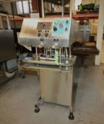 Inline Filling Systems Inline Capper, S/N 4261 with Onboard Controls, All Stainless, 110 V,