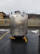 2010 Walker 1,500 Gal. Dome-Top S/S Processor, Model PZ, S/N WEP-78860-2 with 316L S/S, Stainless