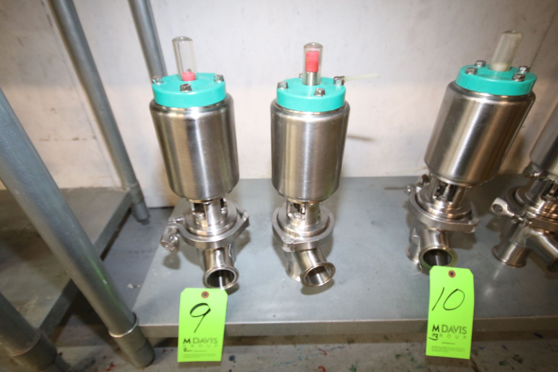 Tri-Clover 2" 2-Way Clamp Type S/S Air Valves, Model 761 (Additional $25 Fee Applies For Packaging &