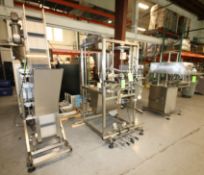 BULK BID LOT #122 TO LOT #124 JAR FILLING LINE INCLUDES INLINE FILLING SYSTEMS FILLER, CAP FEED