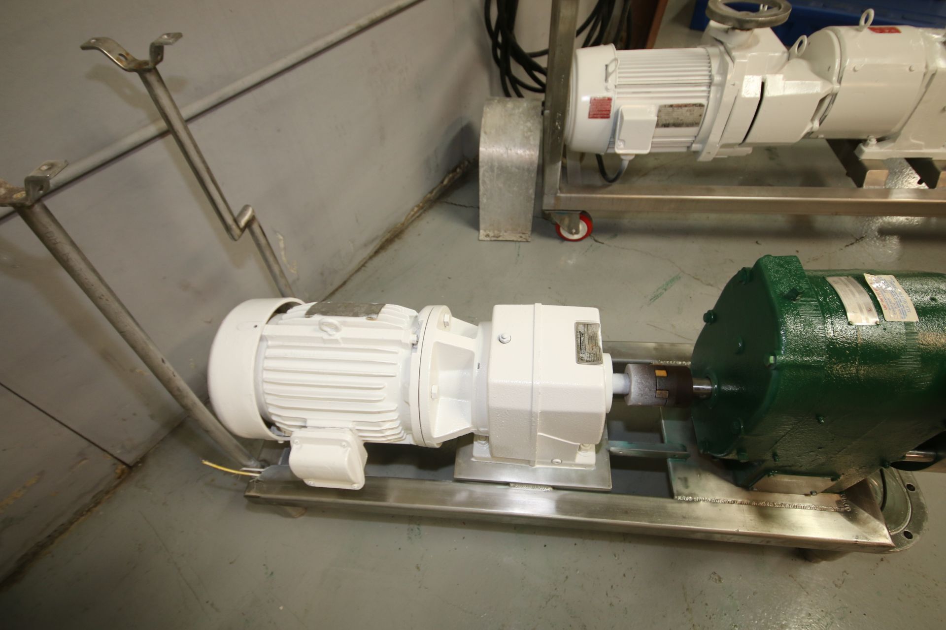 Tri-Clover 5 hp Positive Displacement Pump, Model PRE60-2M-UC4-SL-S, S/N 444182-01 with 2" Clamp - Image 3 of 3