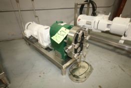 Tri-Clover 5 hp Positive Displacement Pump, Model PRE60-2M-UC4-SL-S, S/N 444182-01 with 2" Clamp