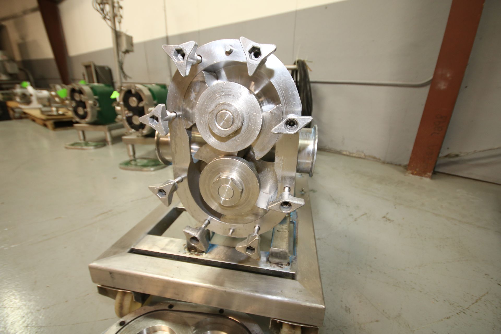 Waukesha/Cherry Burrell Positive Displacement Pump, Model 130 with 3" x 3" Clamp Type S/S Head, U.S. - Image 2 of 4