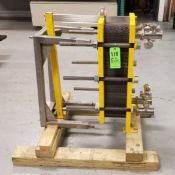 AGC 38" H S/S Plate Press, Model PRO2-F, S/N 2013122 with (46) S/S Plates, 2-1/2" Clamp Type