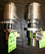 Tri-Clover 2" 2 -Way Clamp Type S/S Air Valves, Type 361 (Rigging/Loading Fee: $25. Additional