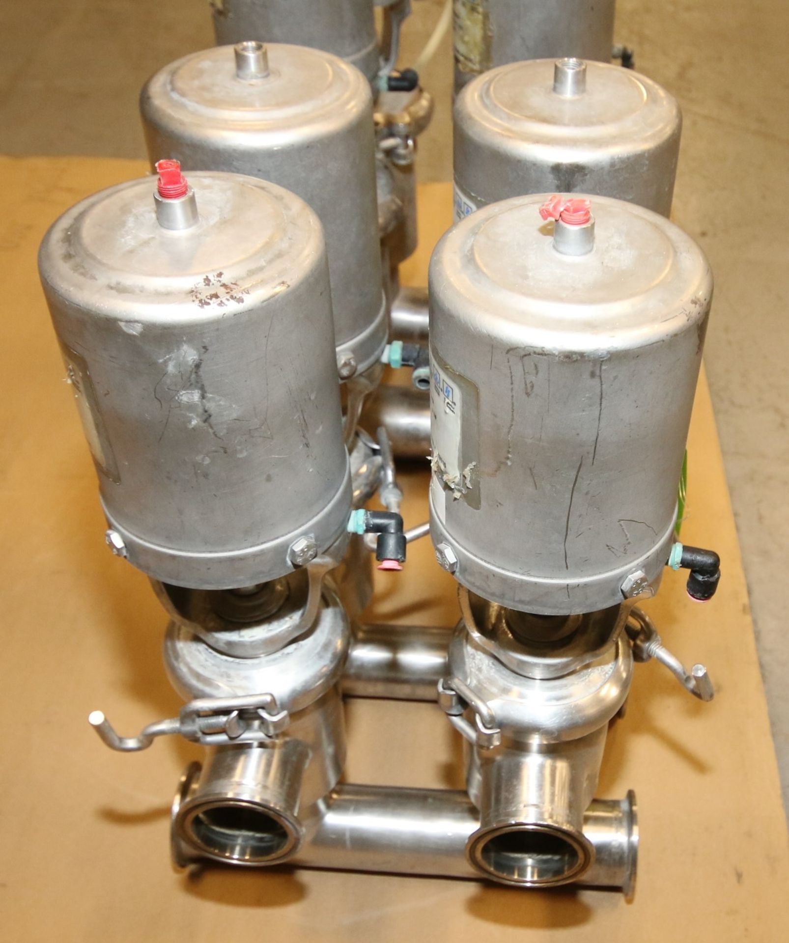 4-Valve WCB 2" S/S Air Valve Manifold / Cluster with Model 61C Valves - Image 2 of 3