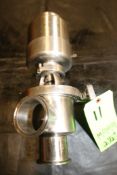 Tri-Clover 2-1/2" 2-Way Clamp Type S/S Air Valve (Rigging/Loading Fee: $25. Additional Packaging