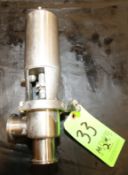 G & H 2" 2-Way Clamp Type S/S Air Valve (Rigging/Loading Fee: $25. Additional Packaging Fees May
