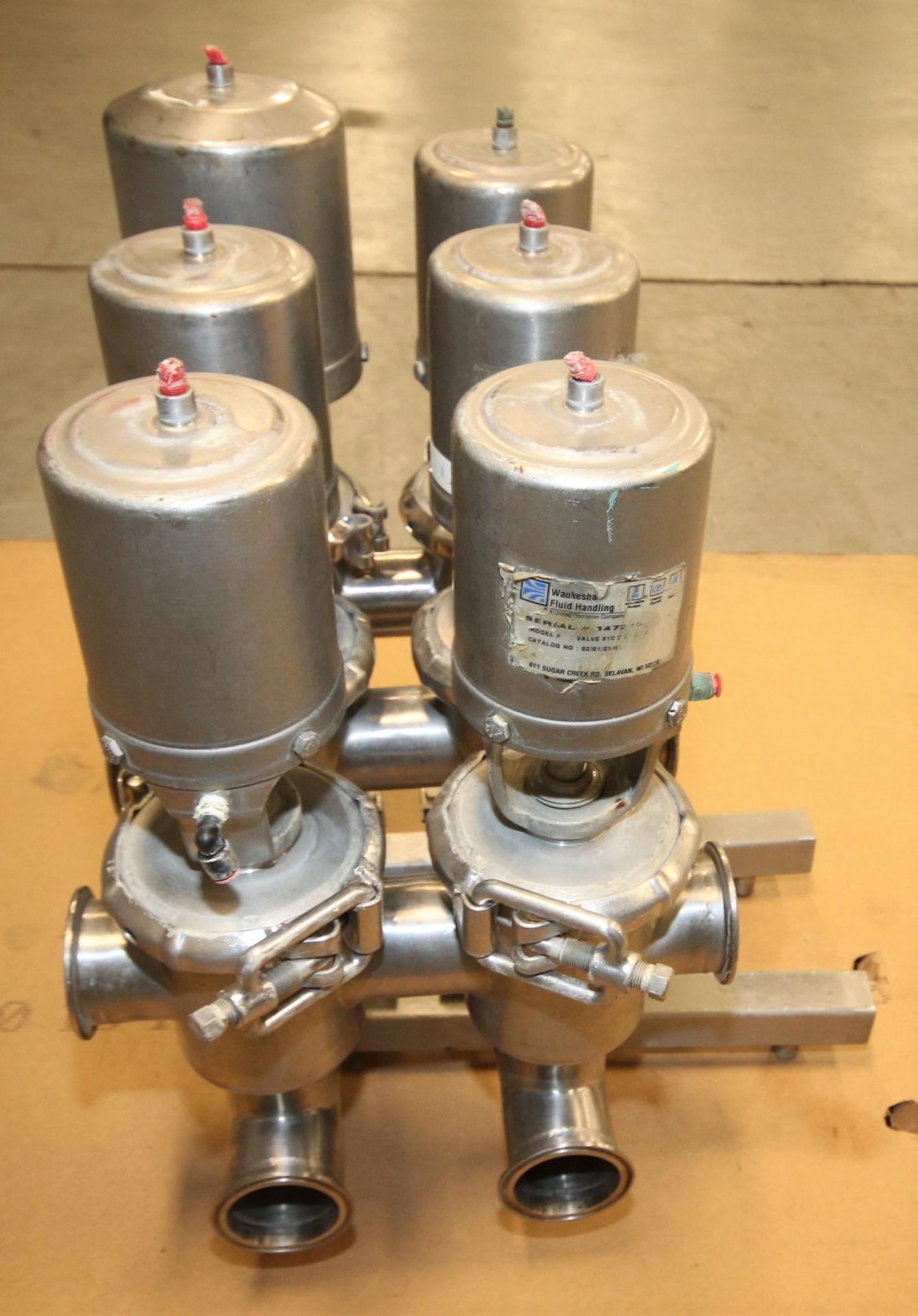6-Valve WCB 2-1/2" S/S Air Valve Manifold / Cluster with Model 61C Valves - Image 4 of 4