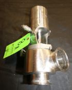 WCB 2-1/2" 2-Way Clamp Type S/S Air Valve (Rigging/Loading Fee: $25. Additional Packaging Fees May
