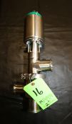 Tri-Clover 2" 3-Way Long Stem Clamp Type S/S Air Valve, Model 761 (Rigging/Loading Fee: $25.
